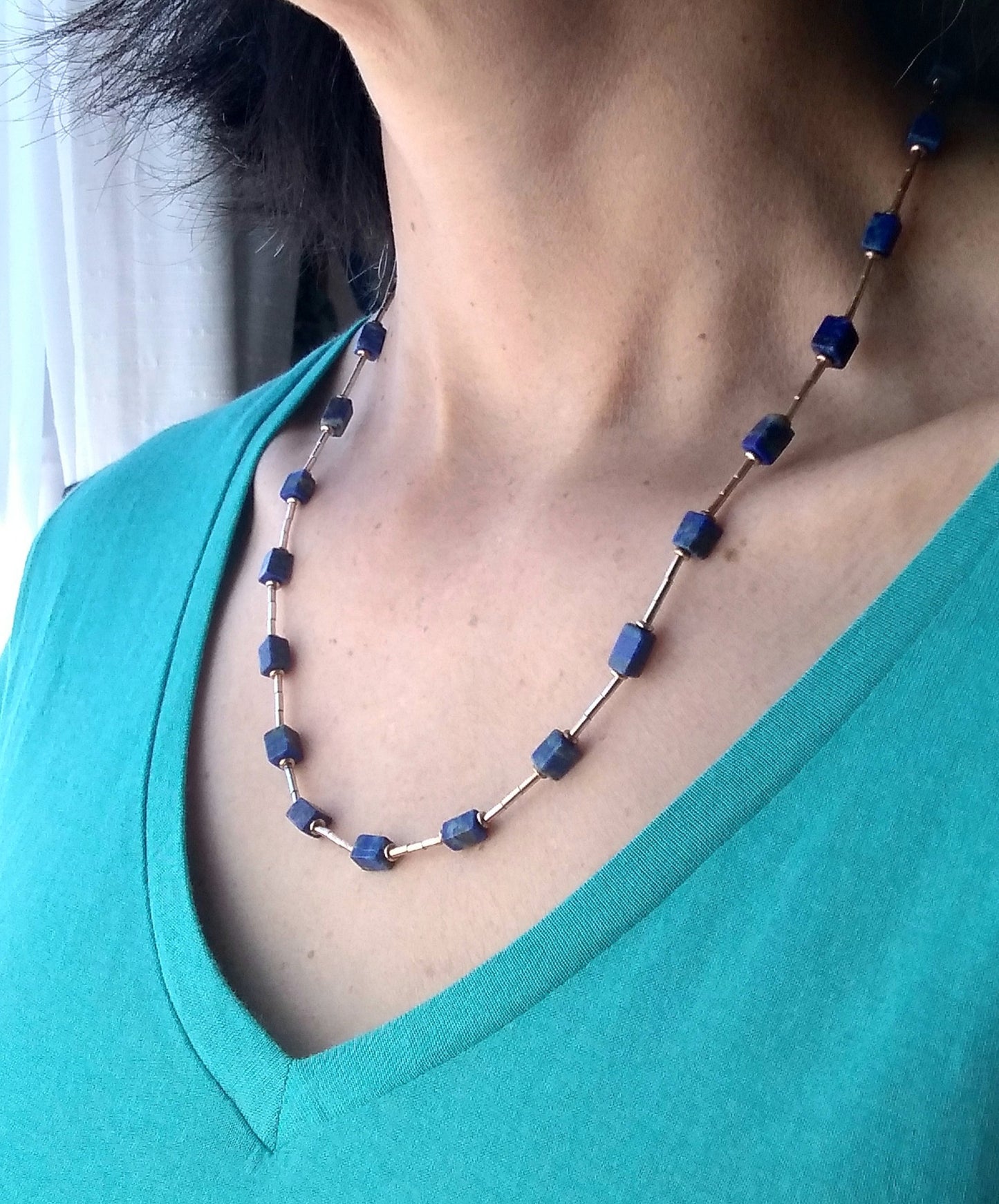 Collar en lapislazuli  y plata